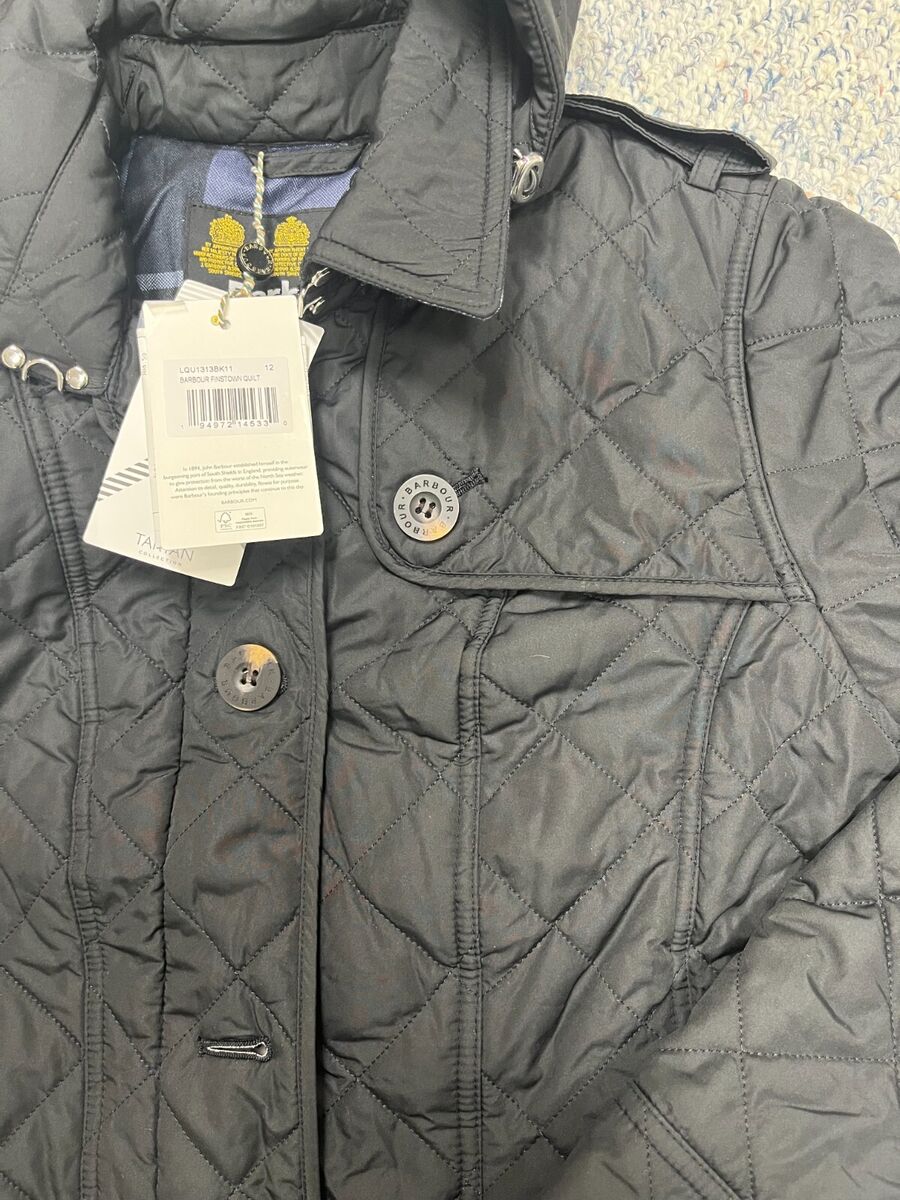 BARBOUR Finstown Hooded Belted Quilt Trench jacket MSRP$395 BARBOUR Finstown Hooded Belted Quilt Trench jacket MSRP$395