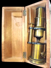 OBERHAUSER - type drum or barrel microscope Circa 1870