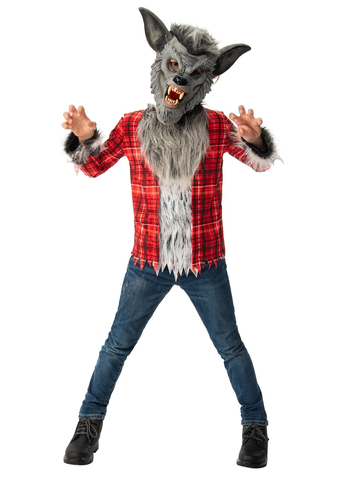Disfraz de Halloween Hombre Lobo Niño Bristol Novedad - 3-4 Años