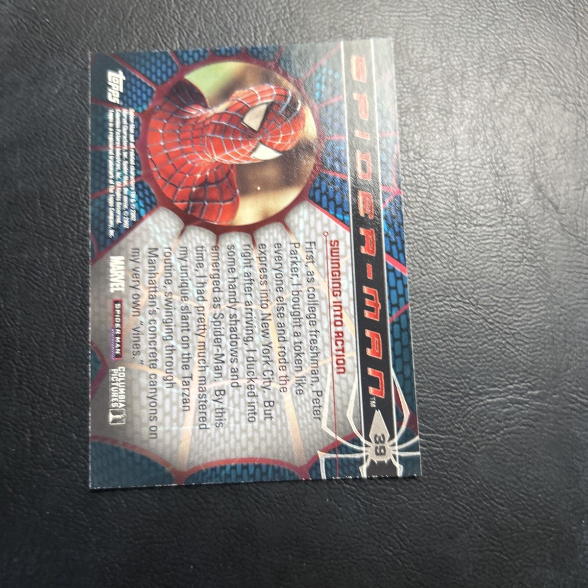 スパイダーマン トレーディングカード　topps Spiderman trading card Marvel Topps 2002#94 at Amazon's