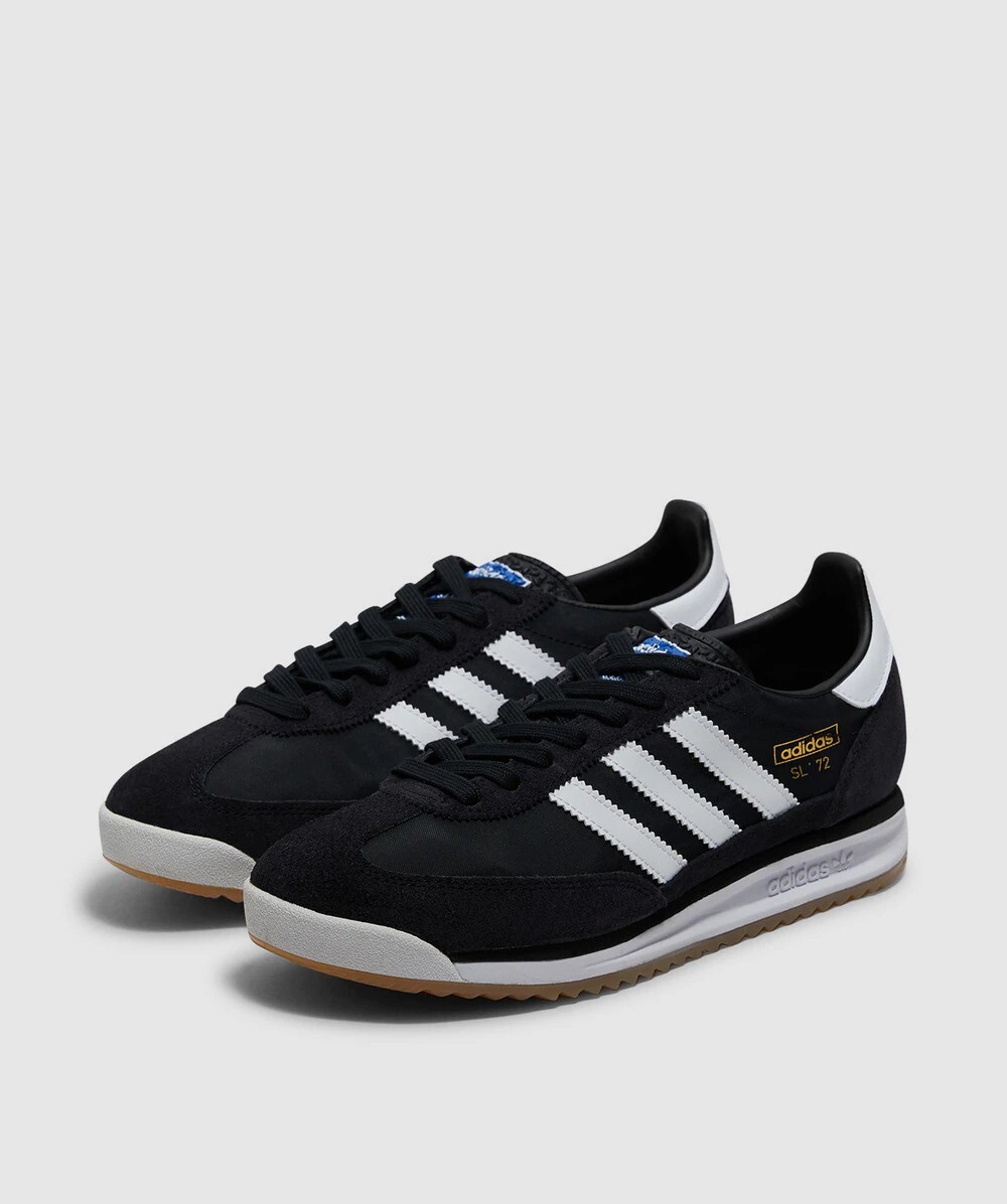 スニーカー adidas SL 72 RS Black JI1282 Sz 13.5 - Adidas Originals SL 72 RS Black White Men's JI1282