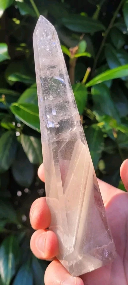 Bergkristall, Bergkristall Obelisk AA Spezial Qualität, Teil-poliert / 287g - Bild 4 von 4