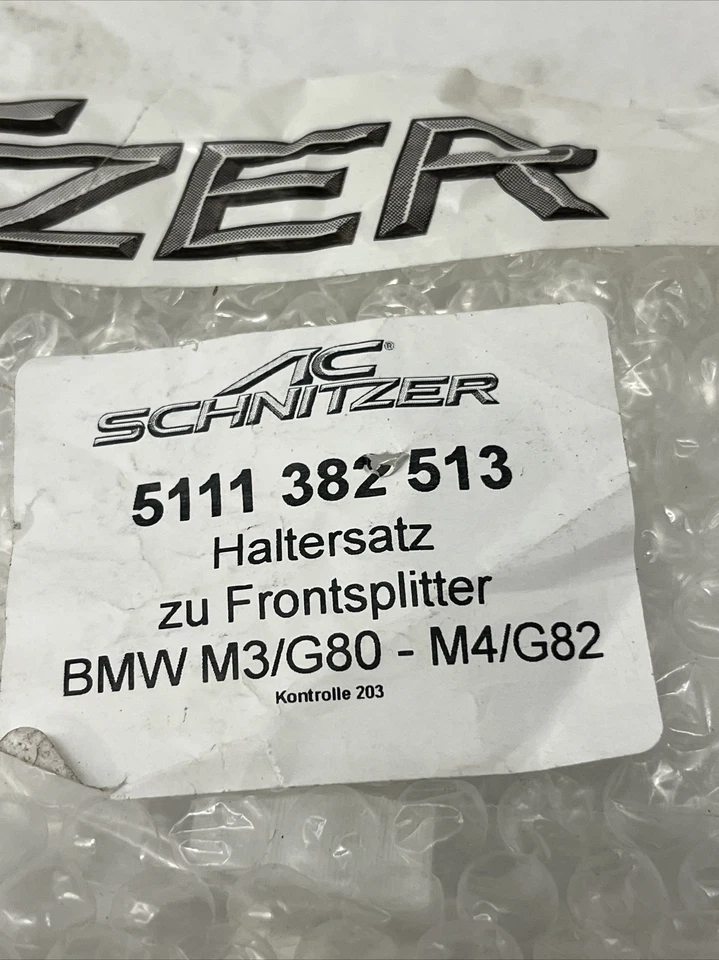 AC SCHNITZER 5111382513 Front splitter BMW M3/G80-M4/G82 - Image 2 of 2