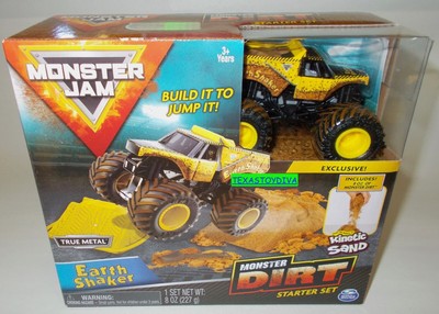 monster jam kinetic dirt starter set