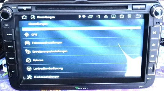 Einbau-Navigation für VW, SEAT u. SKODA, 8 Zoll, 2-DIN mit CAN-Bus Unterstütz. - Bild 4 von 4