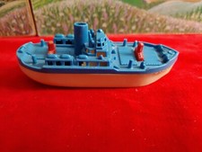 Vintage Renwall No 139 4.5" Plastic Ship-  Blue Top