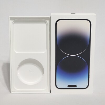 iPhone 14 Pro Max Retail empty Box, Siver 256GB Genuine Apple box, actual images