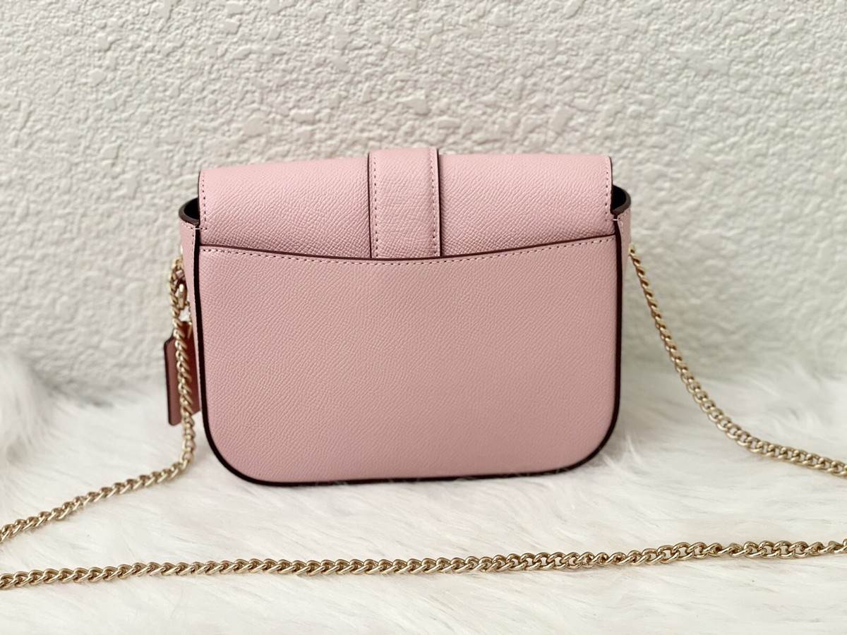 NWT Coach Gemma Crossbody With Jeweled Buckle CE622 Gold/Powder