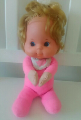 Vintage Mattel Beans doll Babypuppe 1974, Puppe, alt, Beanie, Bohne, 20cm