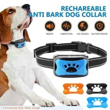 Anti Bark Collar for Small Large Dogs No Shock Anti Barking Device Training Dog