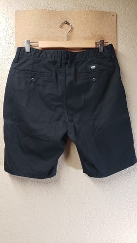 VANS Mens 32" Waist black chino shorts Combine ship Discount - Picture 2 of 4