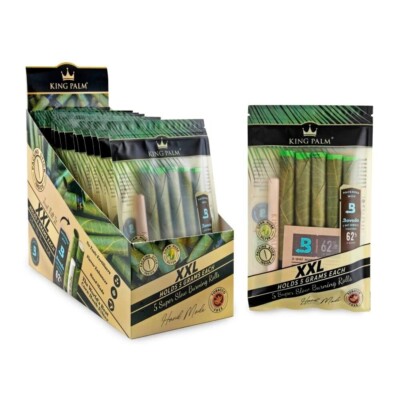 King Palm | 5er Pack XXL Rolls | Natural Leaf Pre Rolls | Official UK Partner |