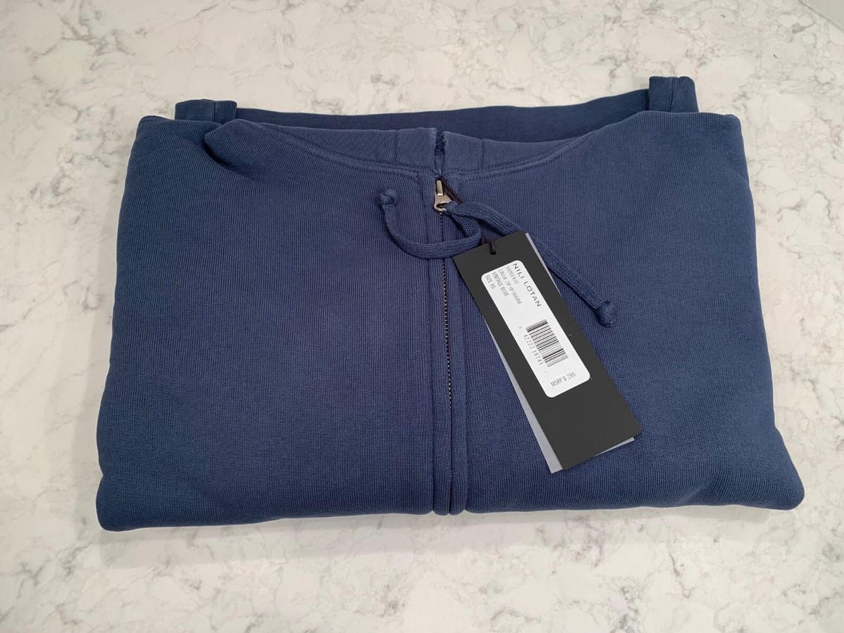 NWT Nili Lotan Callie Zip Up Hoodie Sweatshirt in Vintage NWT Nili Lotan Callie Zip Up Hoodie Sweatshirt in Vintage