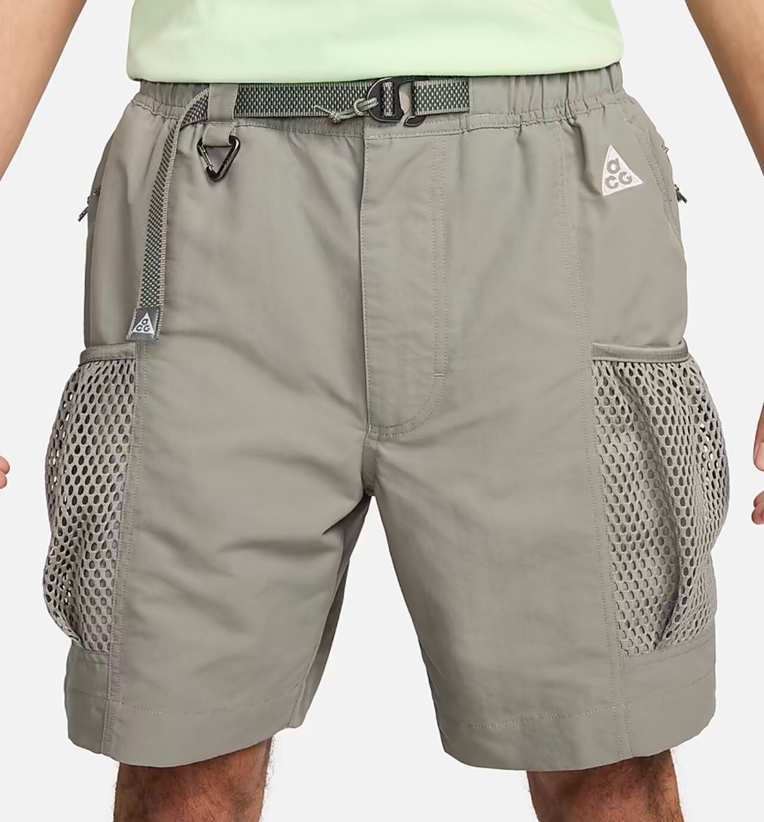 Nike ACG Snowgrass Cargo Trail Shorts Dark Stucco Mens L Nike ACG Snowgrass Cargo Trail Shorts Dark Stucco Mens L