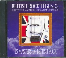 CD Rod Stewart, The Yardbirds, Fleetwood Mac, Etc. - British Rock Legends: 15 Ma