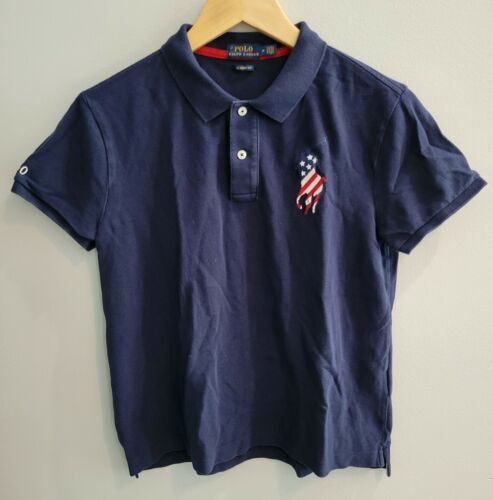 Polo Ralph Lauren No.67 RLPC Triple Horse Shirt Size Boys Extra  