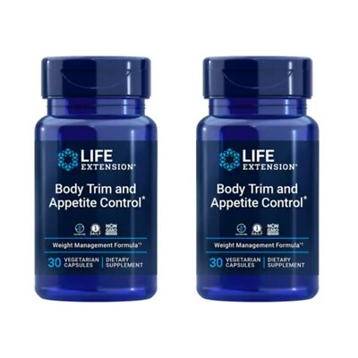 Life Extension Body Trim and Appetite Control - 30 Vegetarian Capsule 2 Pack