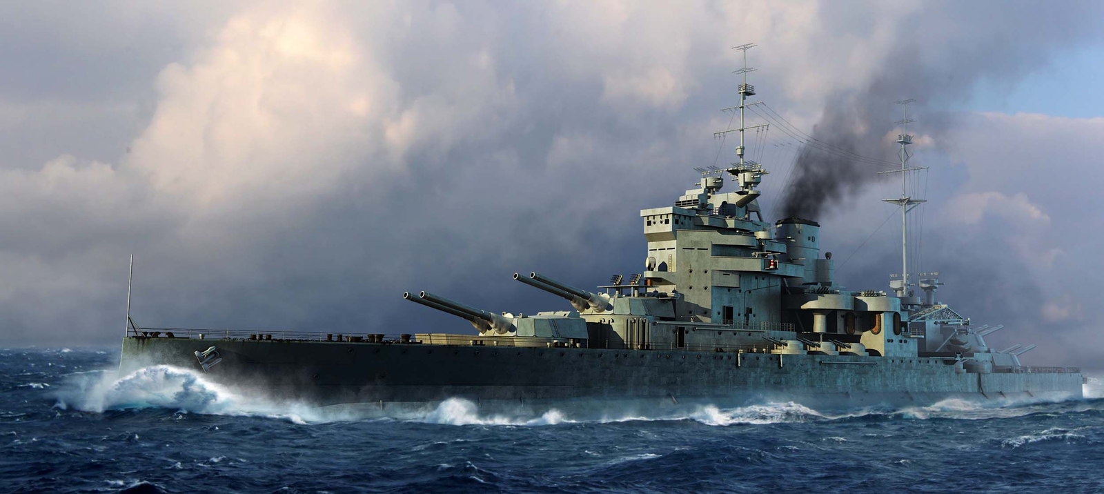 Trumpeter 05796 - 1:700 HMS Valiant 1939 - New