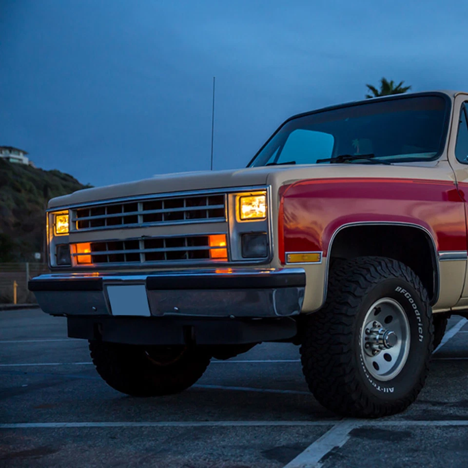 Clear Lens Turn Signal Side Corner Marker Parking Light For Chevrolet G10 G20 Foto 4 de 4