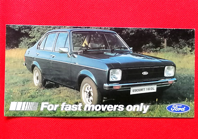 1979 FORD ESCORT 1.6GL 1.6L Special Editions Sales Brochure  *Mint Condition*