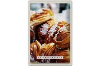 Blechschild Reise 20X30 Cm Skandinawien SüßE Gerichte Winter Schild Tin Sign