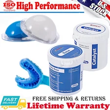 Dental Impression Putty Fast Set VPS Putty 400g Base & 400g Catalyst / 25g x12