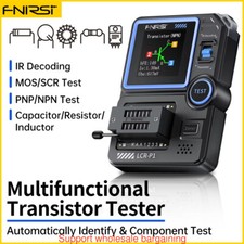 FNIRSI LCR-P1 Transistor Tester Diode Triode Capacitance Meter LCR ESR MOSFET-