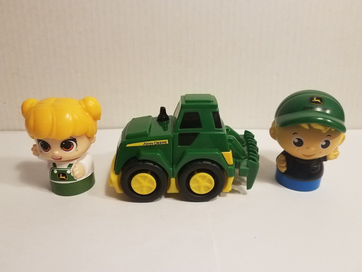 Mega Bloks John Deere Tractor Boy Girl Farmer Figures
