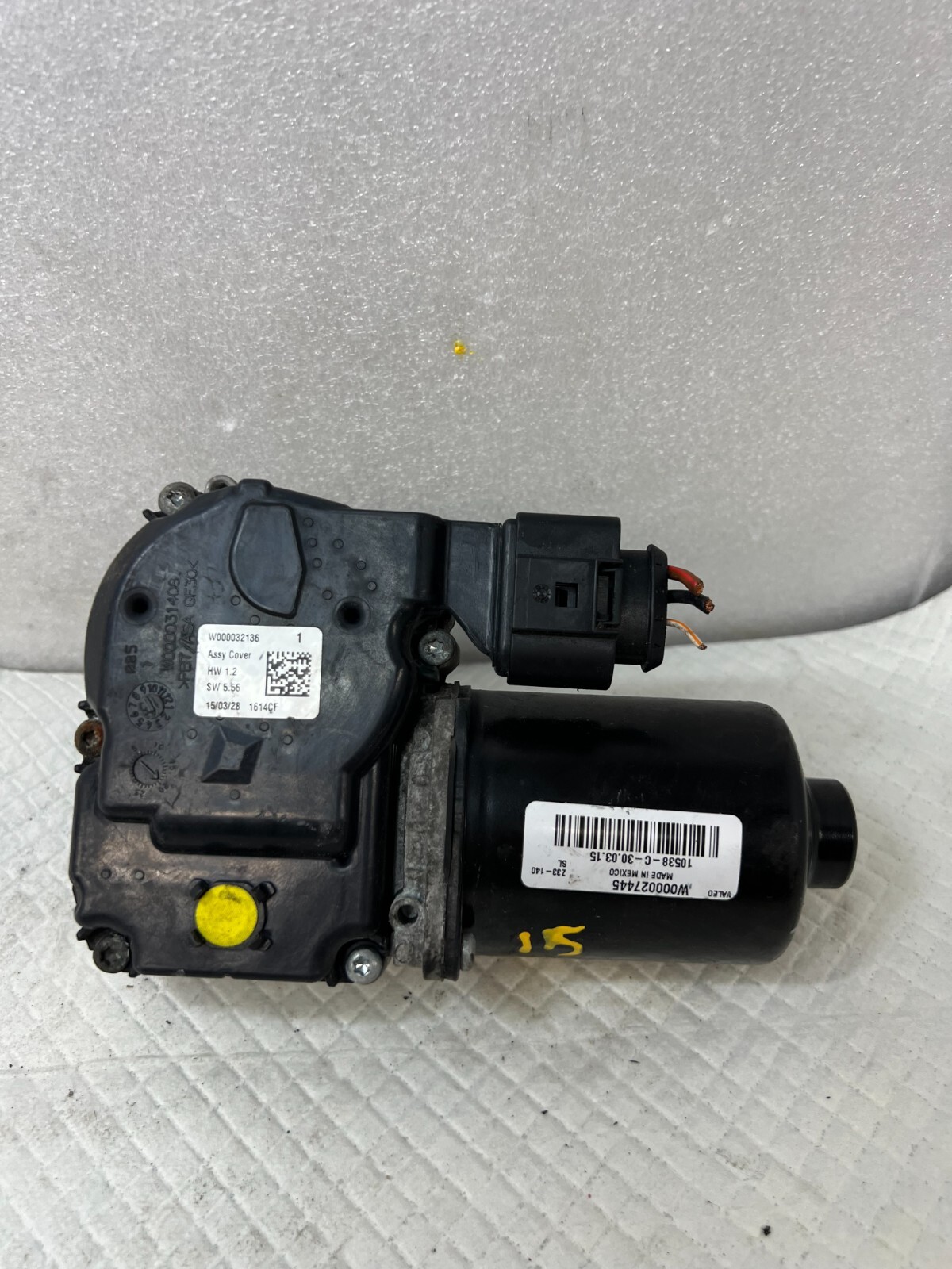 2015 FORD ESCAPEFront Right Passenger Windshield Wiper Motor 