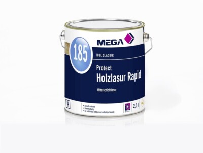 Lasur MEGA 185 Protect Holzlasur Rapid 2,5 Liter