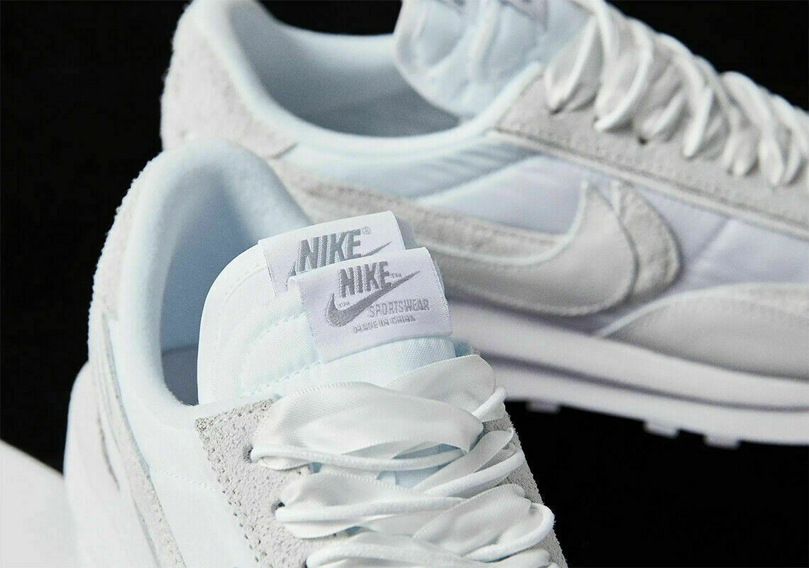 SACAI X NIKE LDWAFFLE WHITE TRAINERS SNEAKERS SCHUHE SACAI X NIKE LDWAFFLE WHITE TRAINERS SNEAKERS SCHUHE