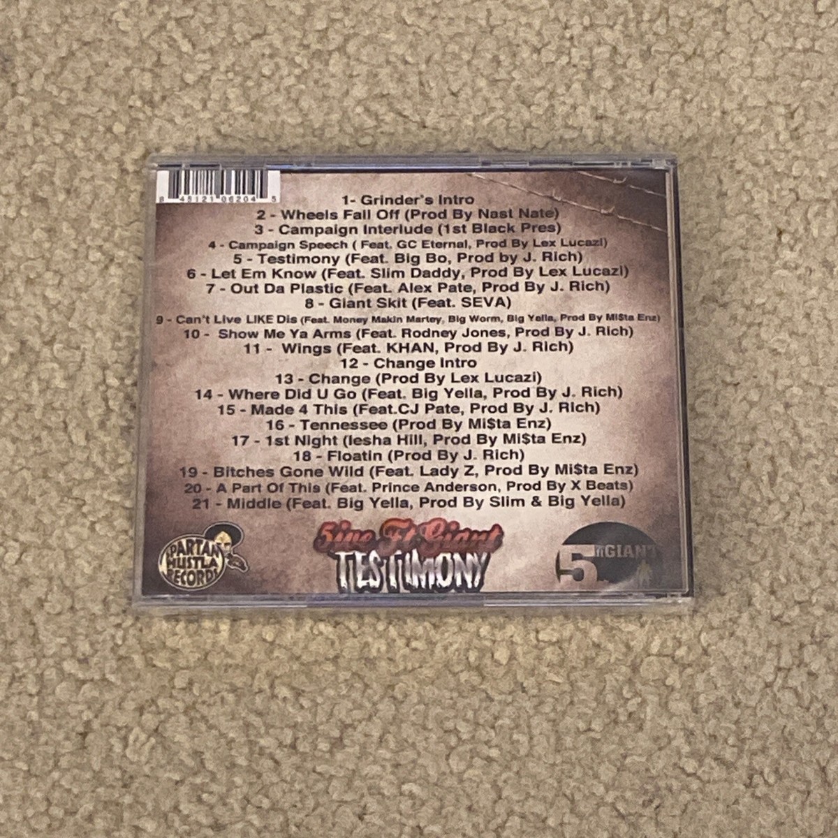 5ive Ft Giant Testimony Cd Knoxville Tennessee 2013 5ive Ft Giant Testimony Cd Knoxville Tennessee 2013