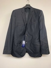 Buttoned Down Men  s Tailored Fit Super 110 Italian Wool Suit Jacket size In Des 