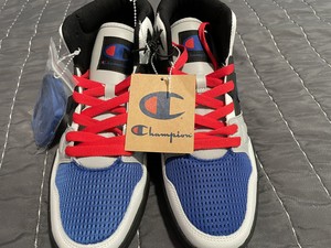 champion shoes blue and red