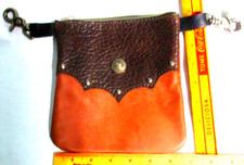 leather purse lady rider bag biker chick motorcycle riding accessory new