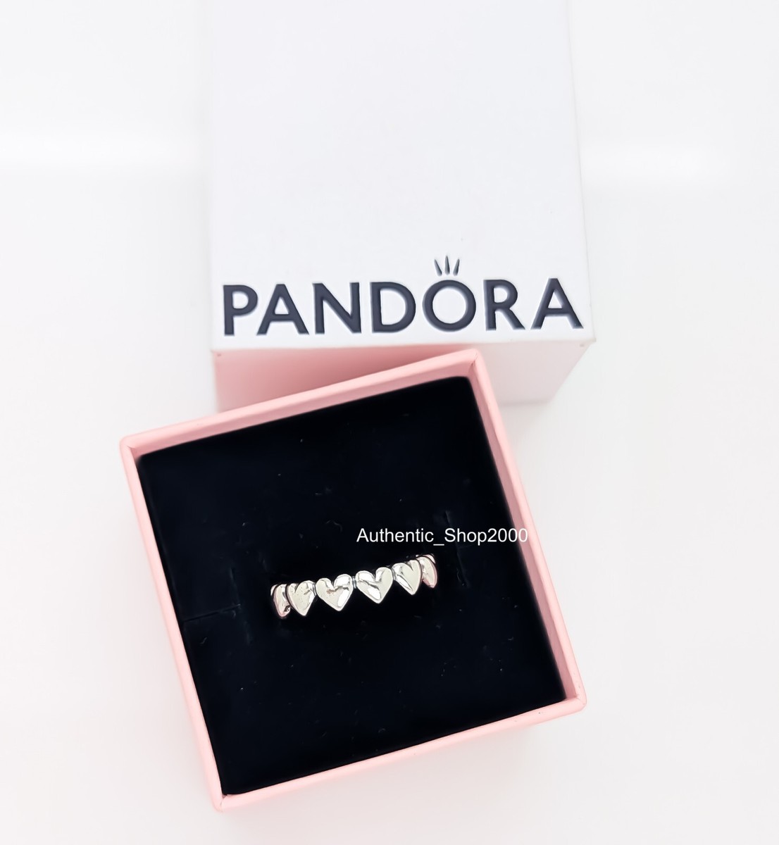 New 100% Authentic PANDORA 925 Ale Silver Be Love Row of New 100% Authentic PANDORA 925 Ale Silver Be Love Row of