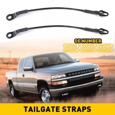 Set Of 2 Tailgate Cables Straps For Chevy Silverado Gmc Sierra Truck 1999-2006