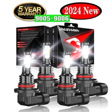 For Toyota Corolla 2009-2013 Combo Led Headlight High Low Beam Fog Light 4 Bulbs