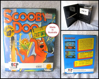 Commodore 64 Video Game - Scooby Doo In The Castle Mystery (1986)