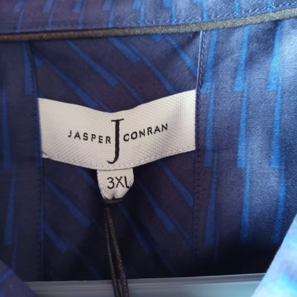 Jasper Conran Men's Shirt. Navy Blue. Size 3XL. BNWT. - Image 4 of 4