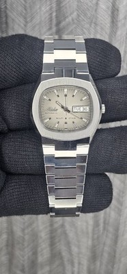 Mido Multistar NOS Automatic 25 Jewels Beauty Gray Dial Men's Wristwatch Swiss.