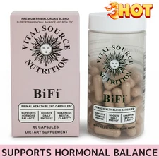 BiFi 60 Capsules Support Hormone Health Energy Stamina Clarity Women Supplement