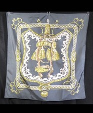 HERMES Carre 90 Silk Scarf Bride de Cour Fashion Accessory Vintage Rare