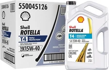3Pk Shell Rotella T4 Triple Protection 15W-40 Motor Oil 1 Gal, Diesel Engine Oil