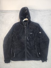 Mountain Hardwear Women's M Monkey Fleece Hooded Zipup Black Jacket