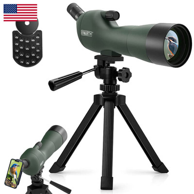 Emarth 20-60X60 Angled Spotting Scope For Target Shooting Spotting Scope