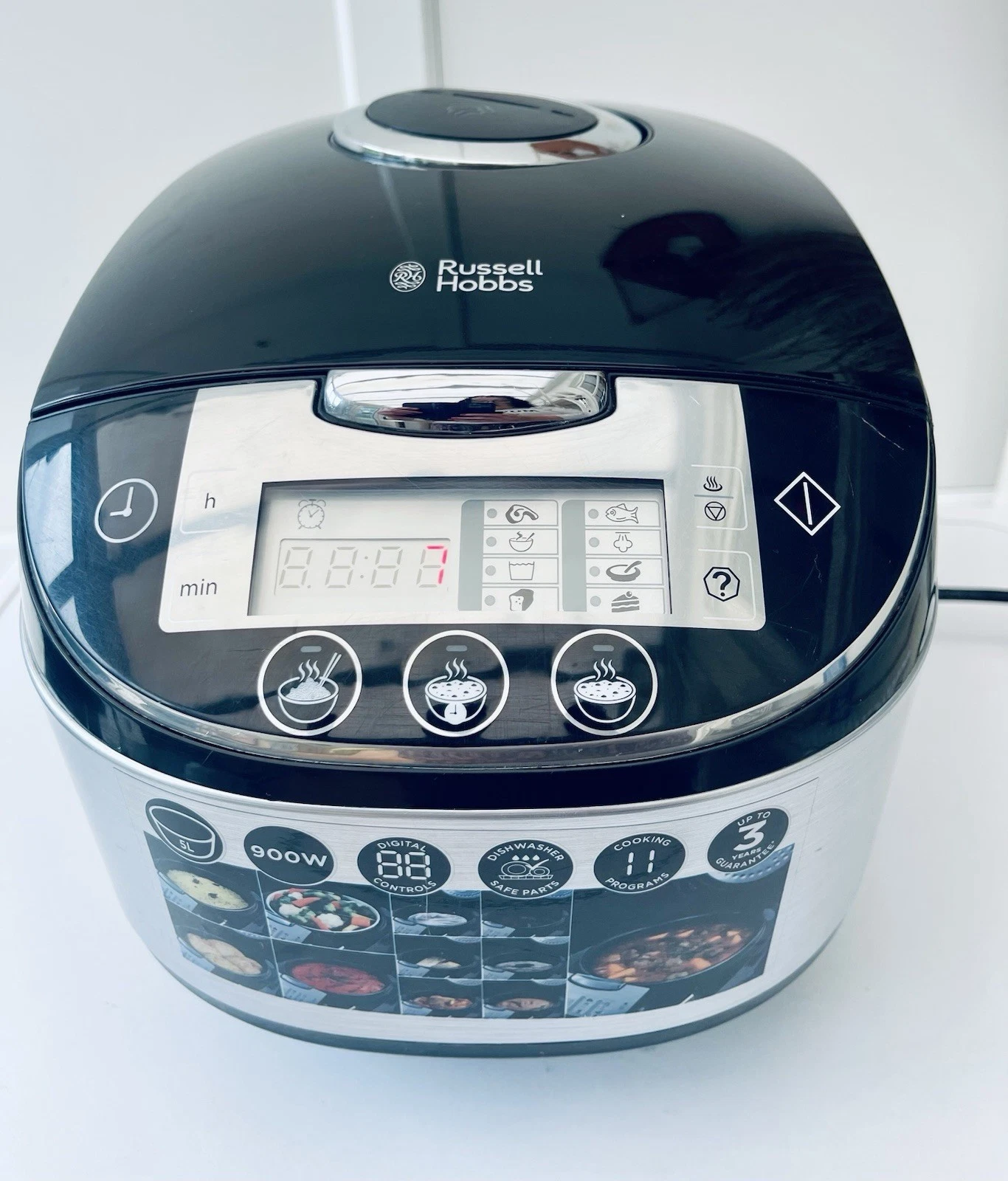 Russell Hobbs Multi Cooker 5L 900W 21850 Rice Slow Cooker Steamer Tested
Opens in a new window or ta