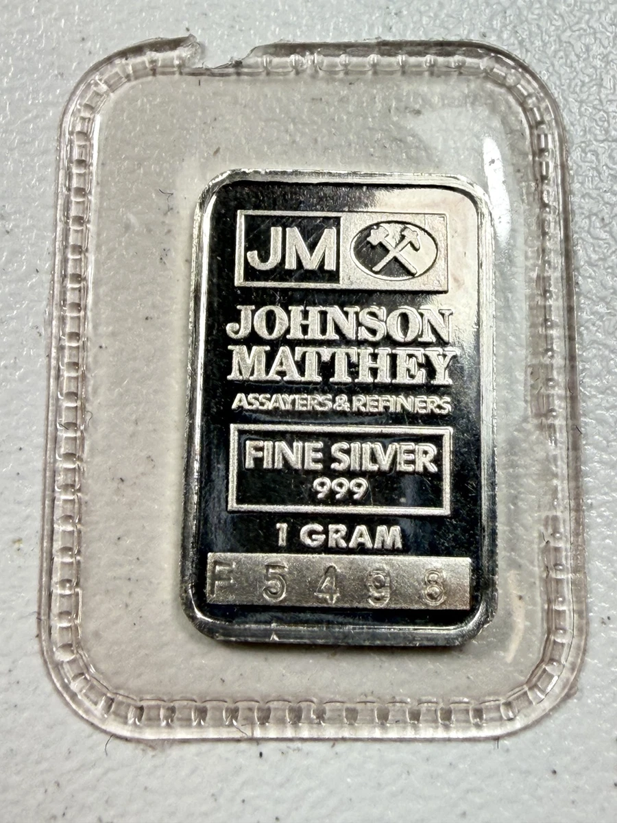Johnson Matthey 1 g Precious Metal Content per Unit Bullions for
