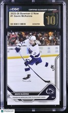 2025-26 Bowman U Now Impressive Start Gavin McKenna #1 CGC 10