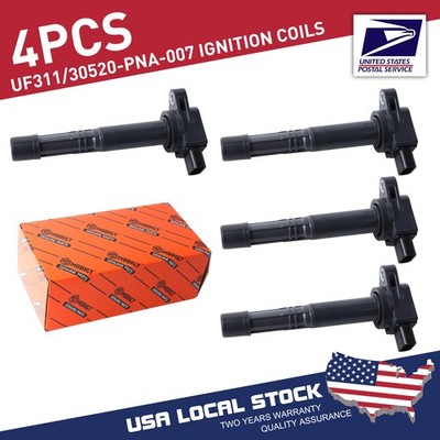 4x UF311 30520PNA007 Ignition Coils For Honda Civic Acura CSX 2.0L l4 Superior